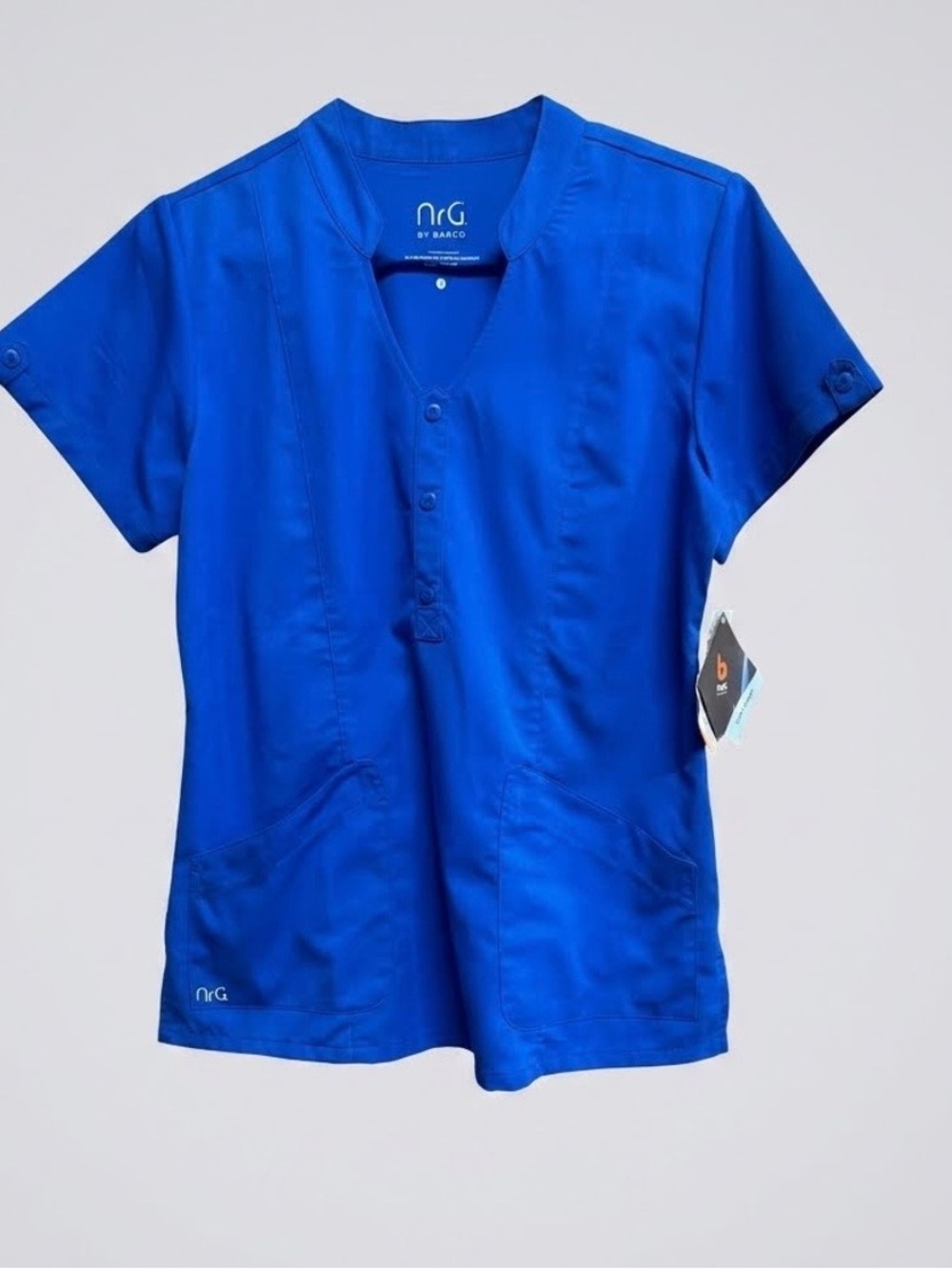 Barco Uniforms Royal Blue Short-Sleeve Medical Top